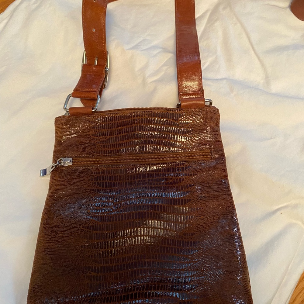 New- Due Fratelli, brown, crossbody bag